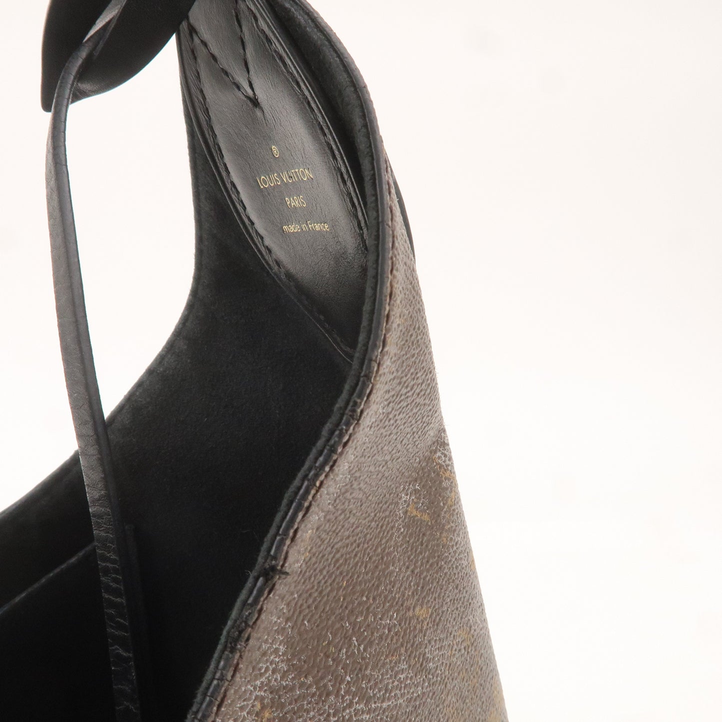 Louis Vuitton Monogram Flower Hobo Shoulder Bag Brown M43545