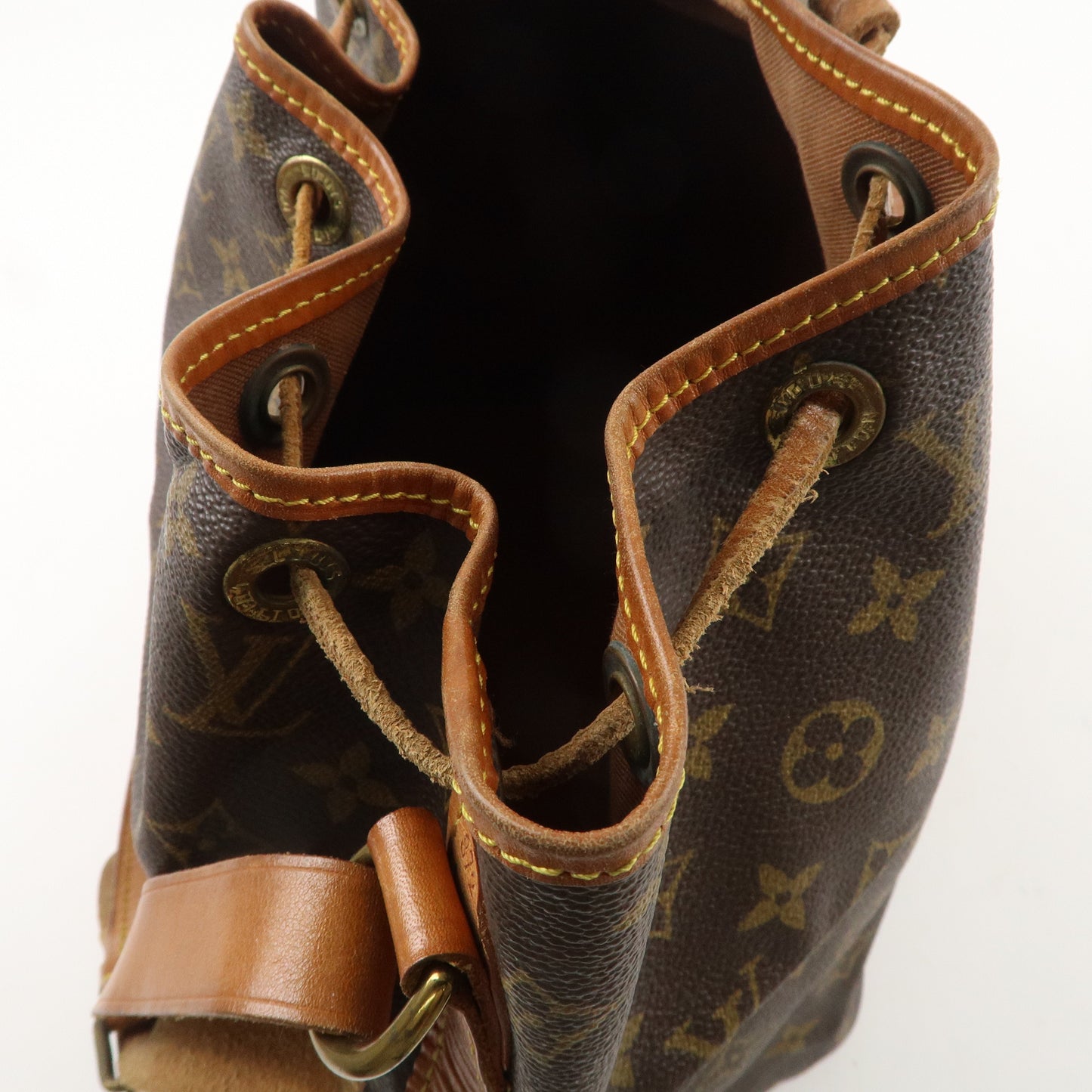 Louis Vuitton Monogram Petit Noe Shoulder Bag Brown M42226