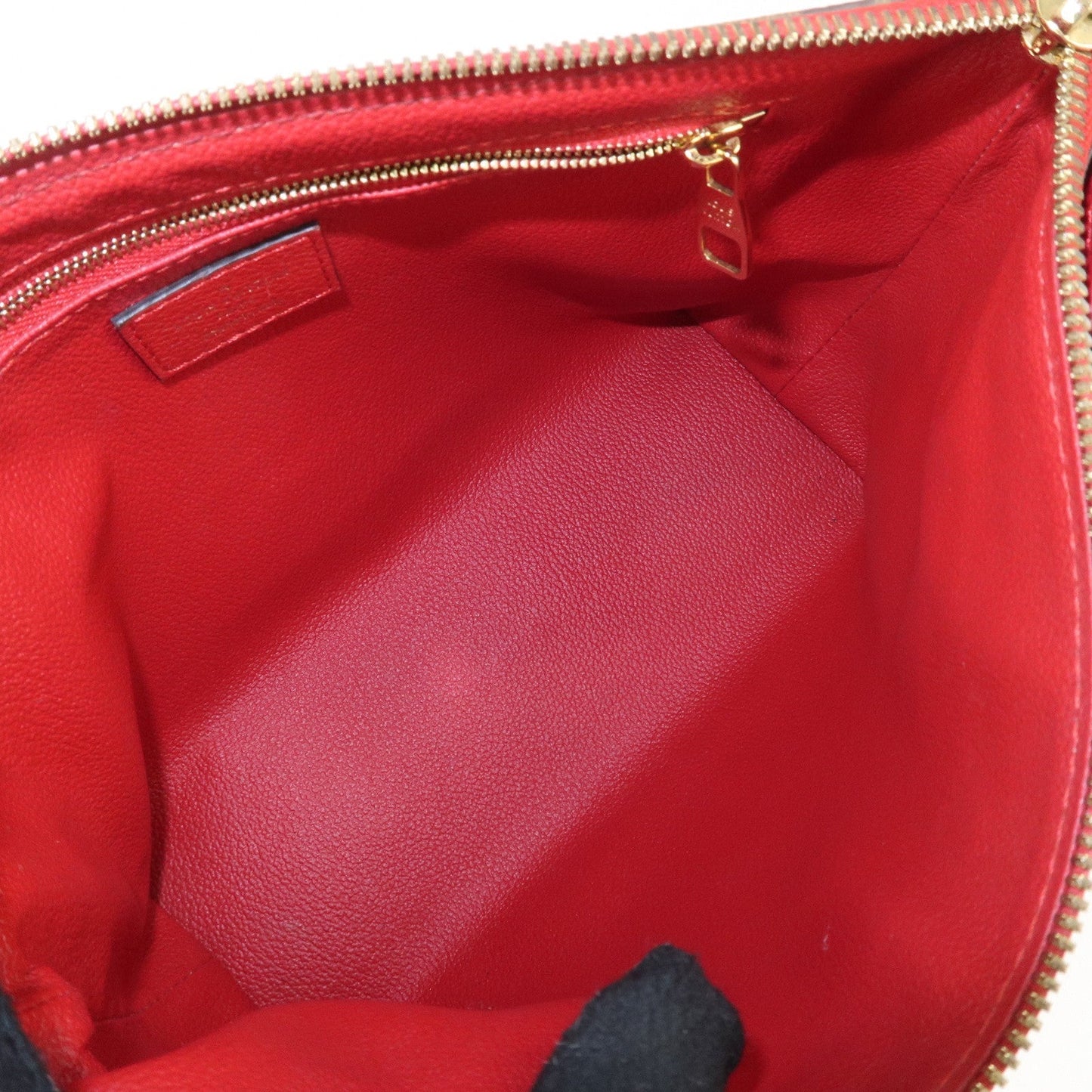 Louis Vuitton Monogram Pallas Beauty Case Brown Red M64123