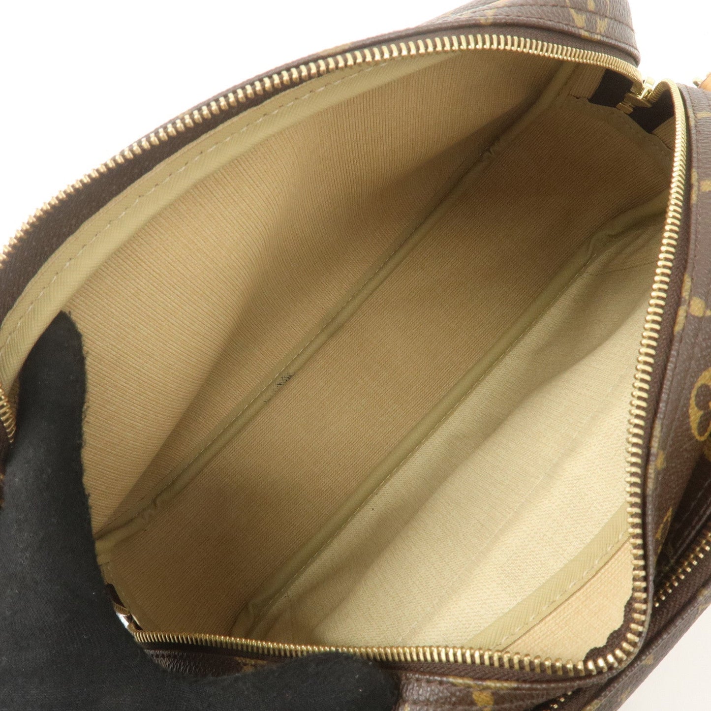 Louis Vuitton Monogram Reporter PM Shoulder Bag Brown M45254