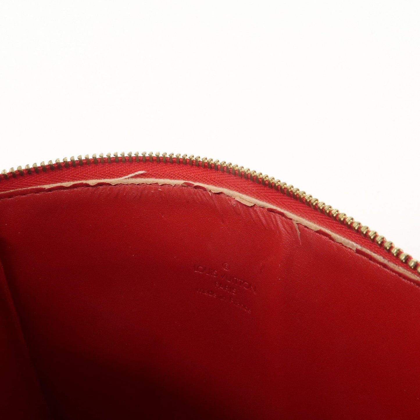 Louis Vuitton Monogram Vernis Motto Shoulder Bag Rouge M91137