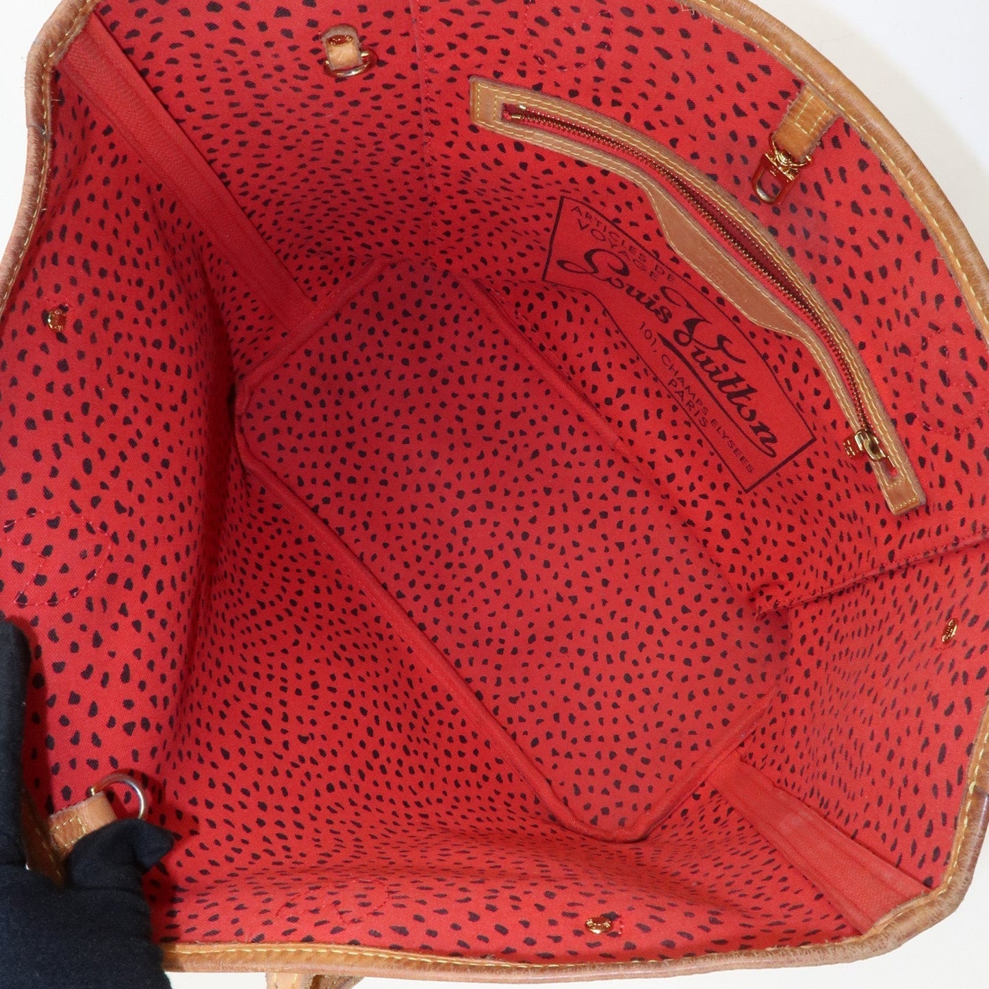 Louis Vuitton Rouge Pumpkin Dots Yayoi Kusama Neverfull MM M40686
