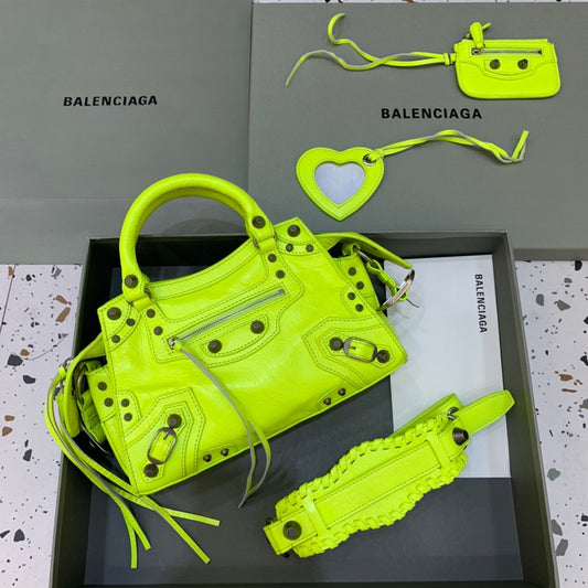 BLN-Ciaga Neo Cagole XS Handbag In Light Green, For Women,  Bags 10.2in/26cm