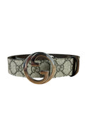Gucci Coated Canvas Monogram GG Belt