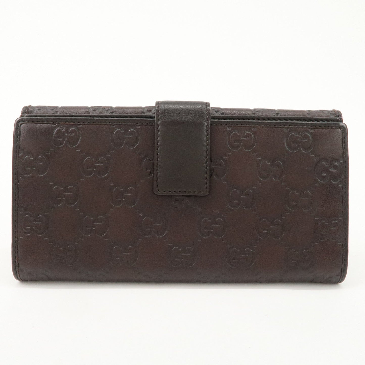 GUCCI Guccissima Mayfair Leather W Hook Long Bi-fold Wallet 256933  d