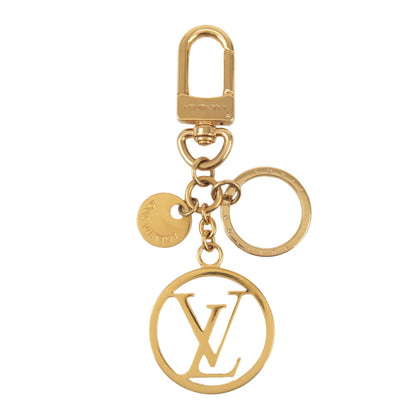 Louis Vuitton Porte Cles LV Circle Metal Bag Charm Gold M68000