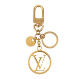 Louis Vuitton Porte Cles LV Circle Metal Bag Charm Gold M68000