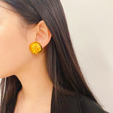 CHANEL   gold earrings