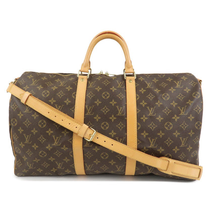 Louis Vuitton Monogram Keep All Bandouliere 50 Boston Bag M41416