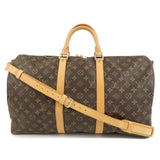 Louis Vuitton Monogram Keep All Bandouliere 50 Boston Bag M41416