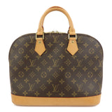 Louis Vuitton Monogram Alma Hand Bag Brown M51130