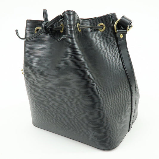 Louis Vuitton Epi Petit Noe Shoulder Bag Noir Black M59012