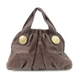 GUCCI Guccissima Histoire Leather Tote Bag Dark Brown 197019  d