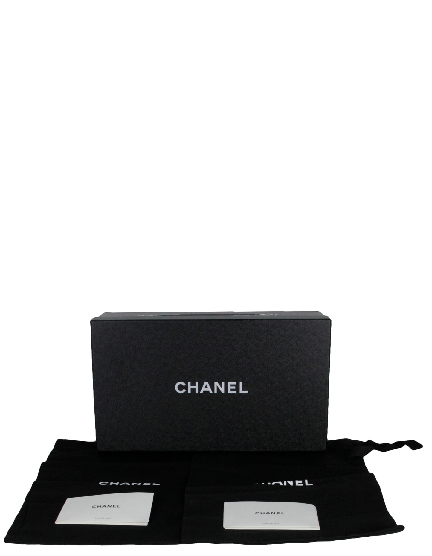 Chanel Black Kid Suede Chain Sandals sz 38.5