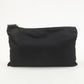 PRADA Triangle Logo Nylon Leather Shoulder Bag Crossbody Bag black
