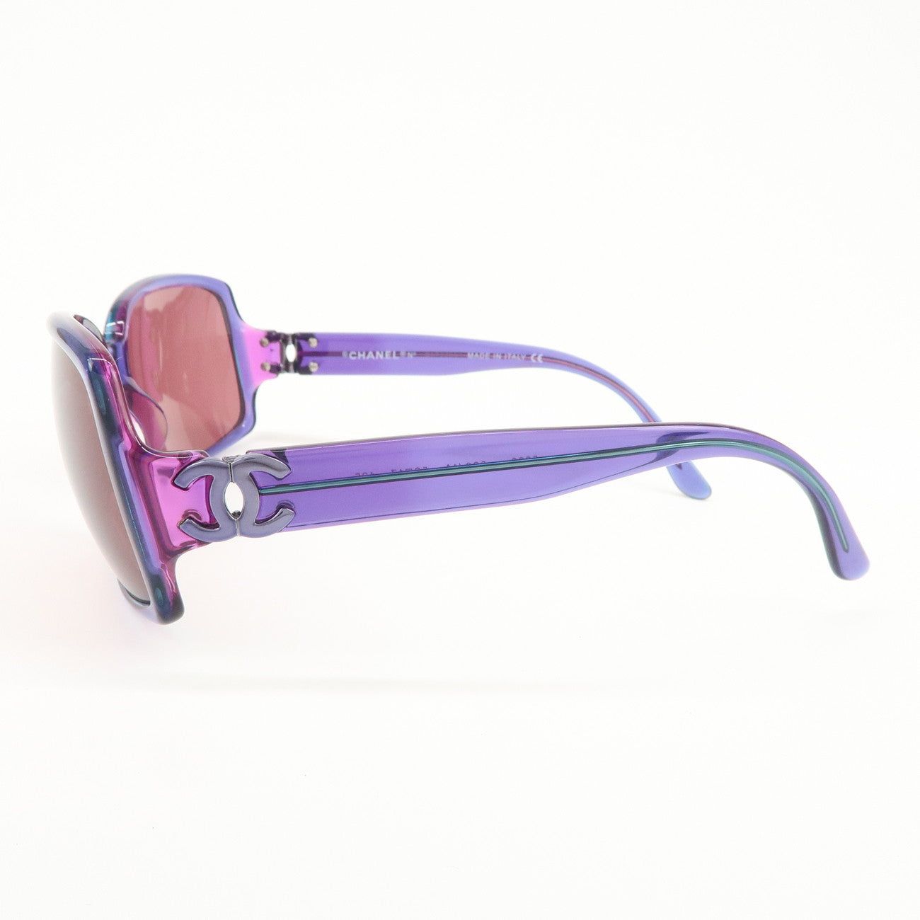 CHANEL COCOMark Plastic Sunglasses Purple 5030 c.630 A 58??17 125
