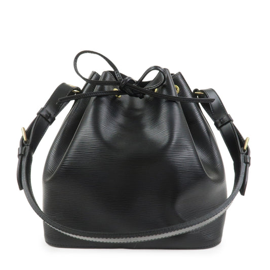 Louis Vuitton Epi Petit Noe Shoulder Bag Noir Black M44102