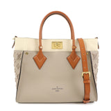 Louis Vuitton Monogram Tuffetage On My Side MM 2Way Bag M53825
