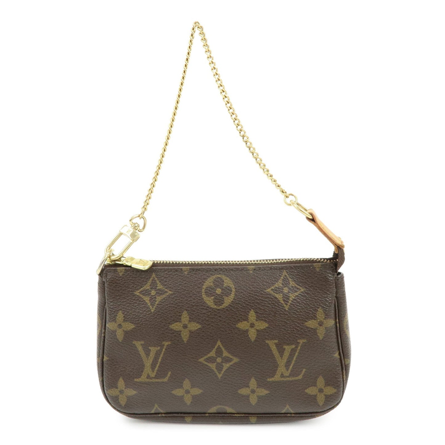Louis Vuitton Monogram Mini Pochette Accessoires Hand Bag M58009