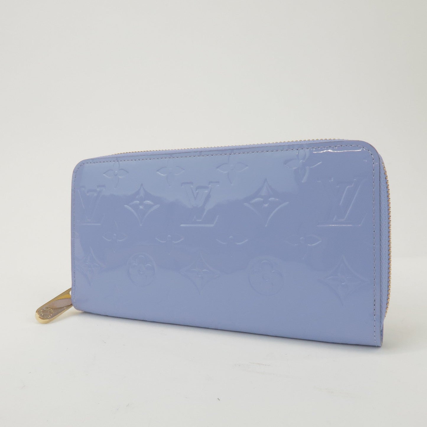 Louis Vuitton Monogram Vernis Round Zippy Wallet Lilas M90141