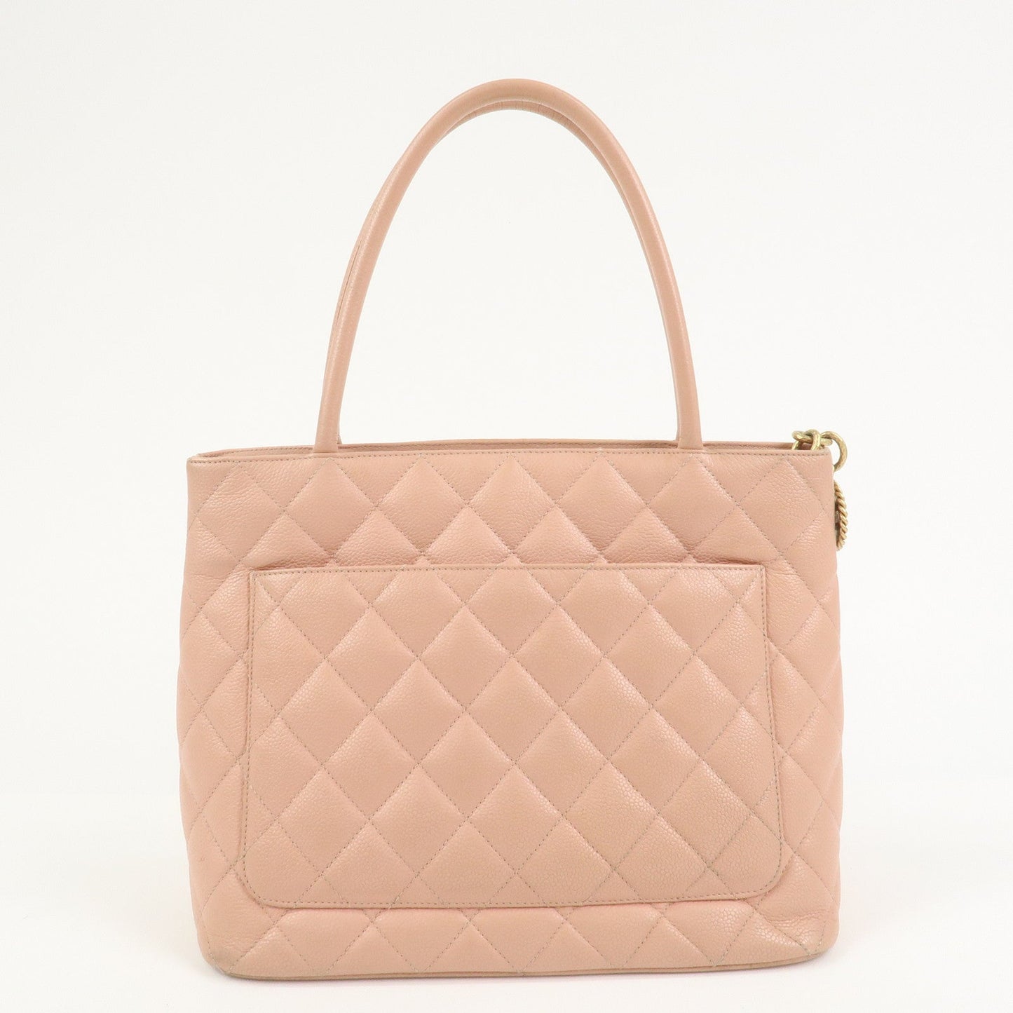 CHANEL Matelasse COCO Mark Medallion Tote Bag Hand Bag Pink A01804