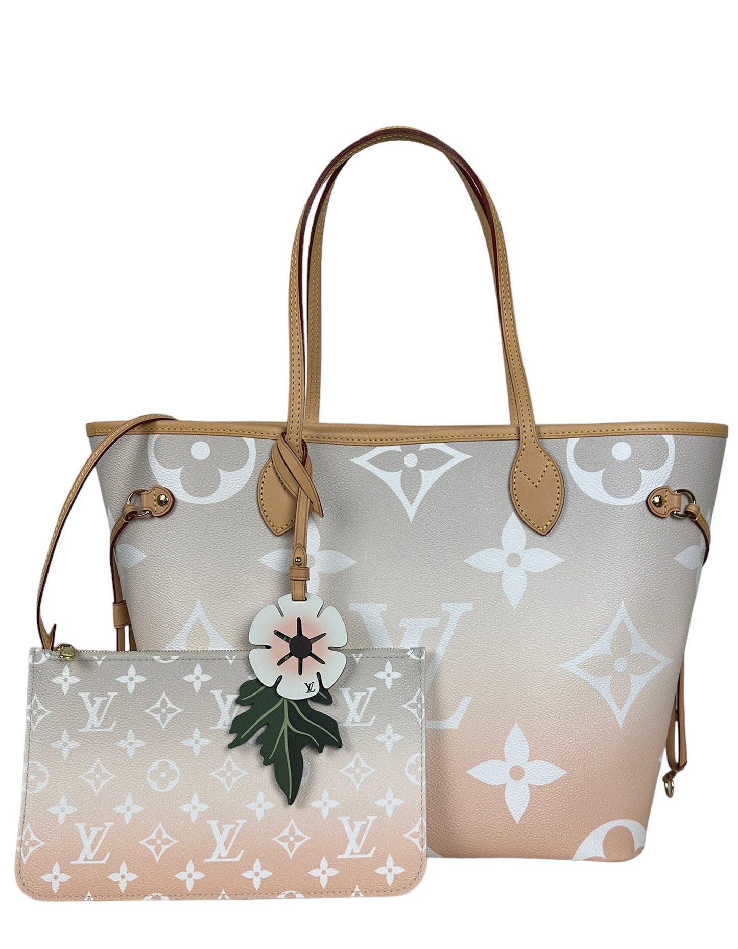 Louis Vuitton Brume Monogram Giant By The Pool Neverfull MM Tote Bag