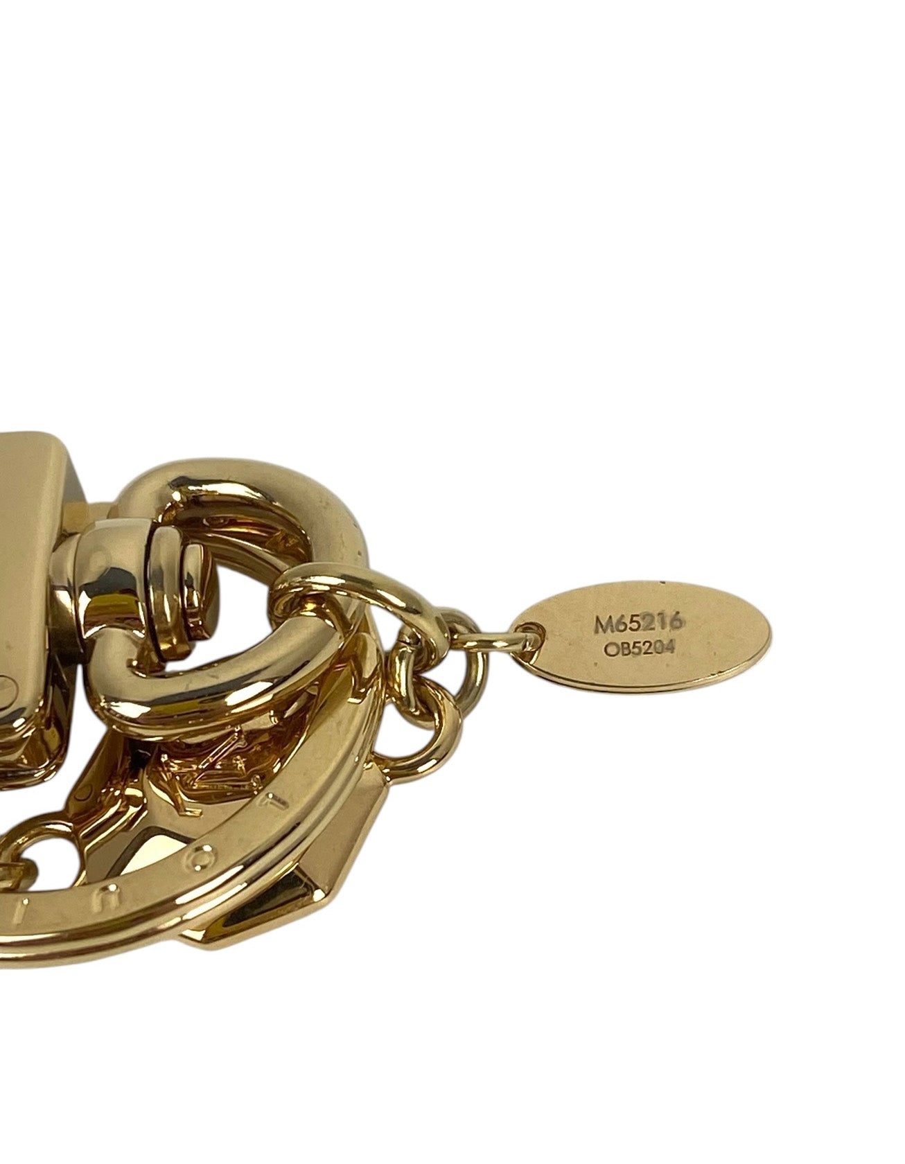 Louis Vuitton Gold Logo Keychain/Bag Charm