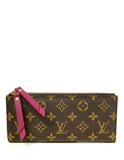 Louis Vuitton Monogram Fuchsia Adele Wallet
