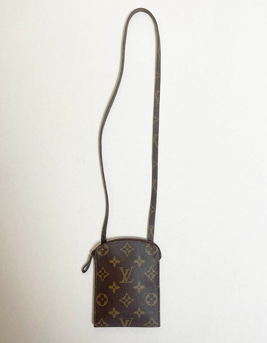 Louis Vuitton Monogram Secret Passport Pouch Necklace
