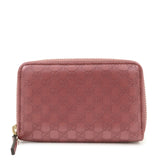 GUCCI Micro Guccissima Leather Round Zippy Coin Case 255452
