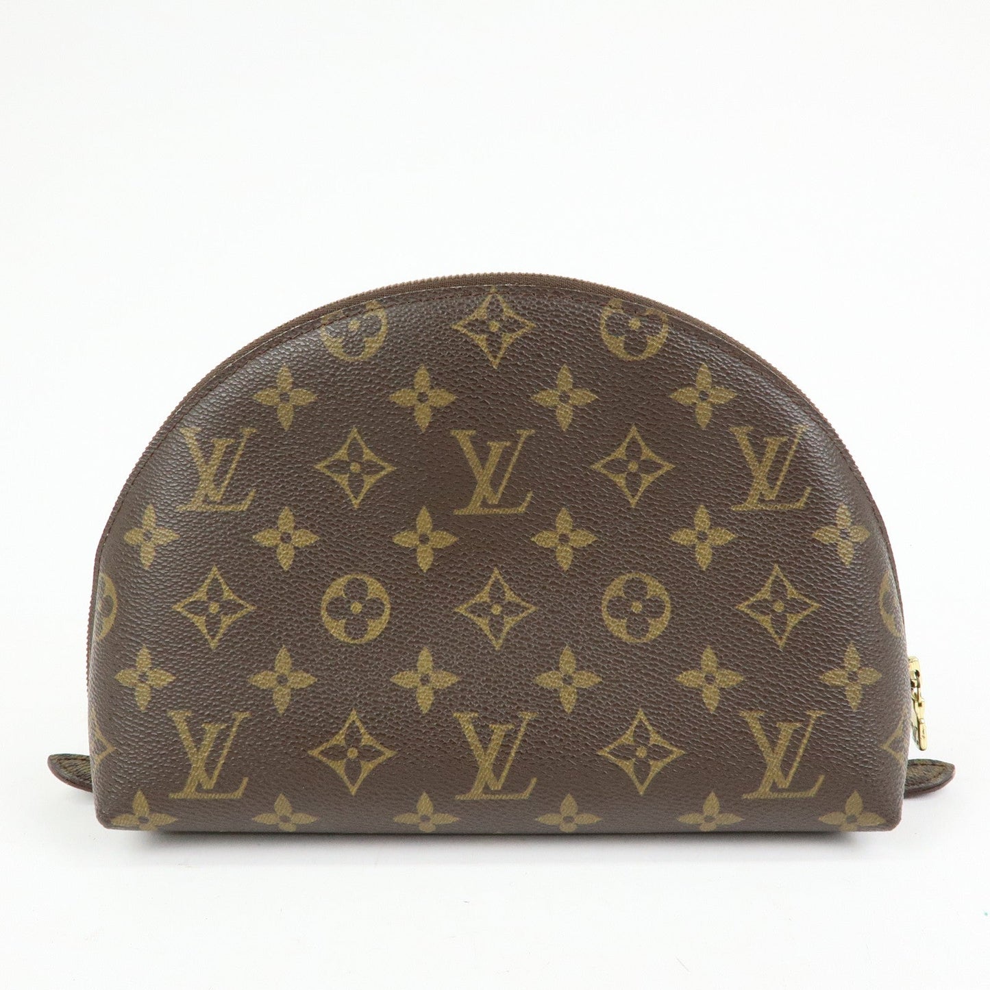 Louis Vuitton Monogram Trousse Demi Ronde Pouch M47520