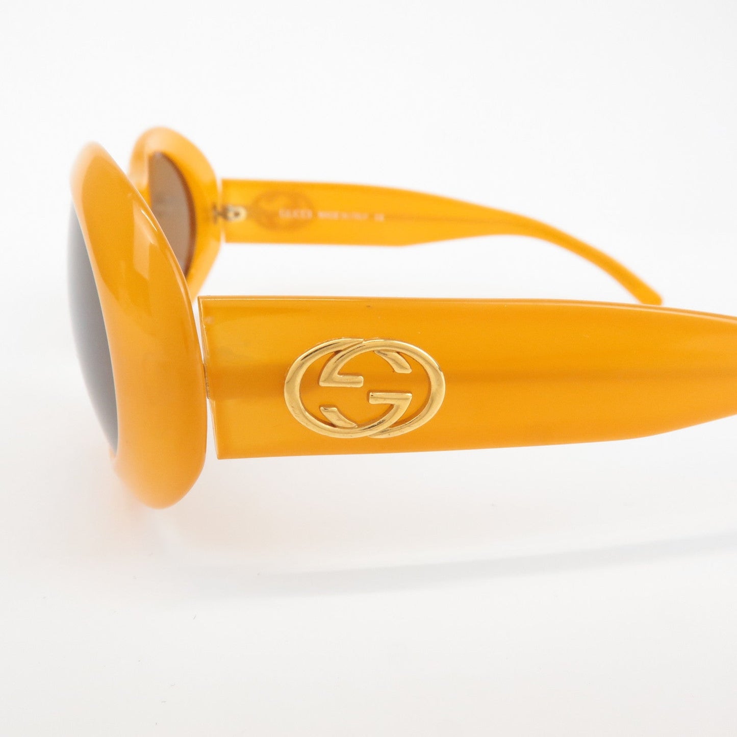 GUCCI Interlocking G Plastic Sunglasses Orange GG2400/N/S 56??22  d