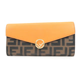 FENDI Zucca Baguette Continental Wallet 8M0251 Brown Orange 8M0251  d