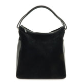 GUCCI Suede Leather Shoulder Bag Hand Bag Black 001?3770?0021222