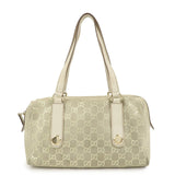 GUCCI GG Monogram Suede Leather Mini Boston Bag Shoulder Bag 152457