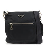 PRADA Triangle Logo Tessuto Nylon Shoulder Bag Crossbody Bag BT0716