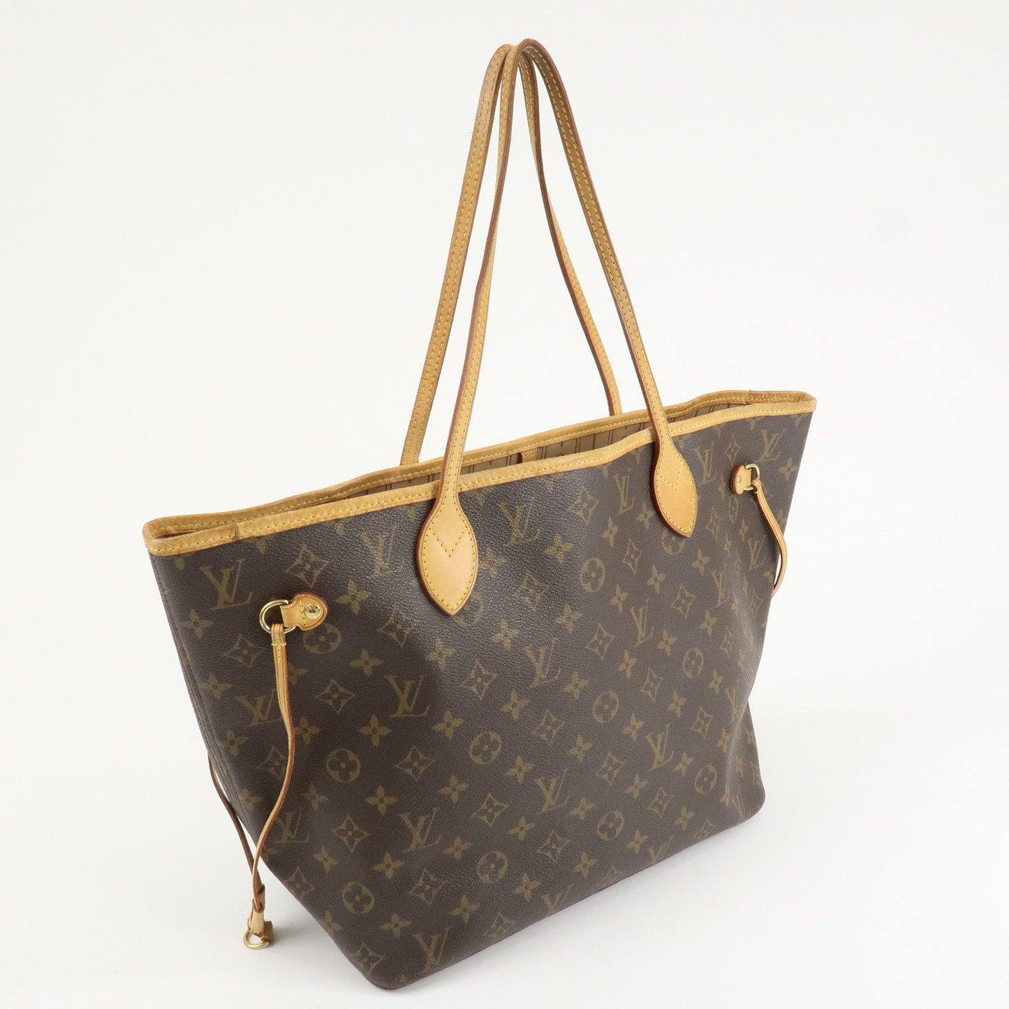 Louis Vuitton Monogram Neverfull MM Tote Bag Brown M40156  d