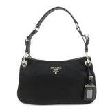 PRADA Nylon Leather Shouldr Bag Hand Bag Black BR4894