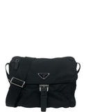 Prada Black Nylon Messenger Bag