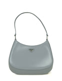 Prada 2021 Cornflower Blue Brushed Calfskin Cleo Shoulder Bag