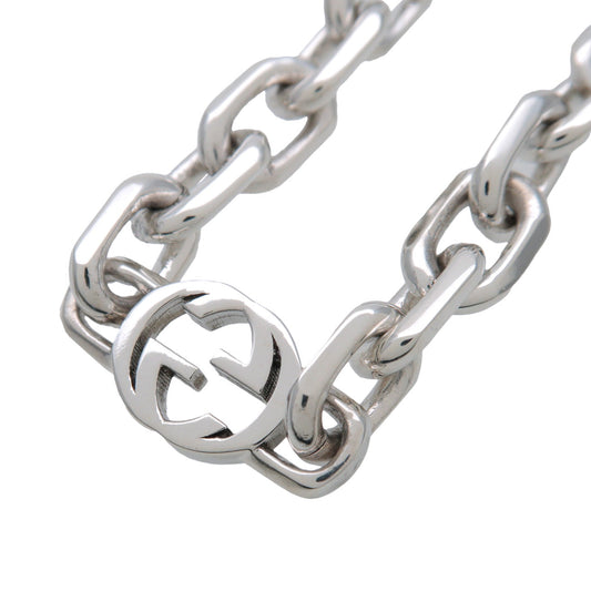 GUCCI Interlocking G Chain Bracelet #18 SV925 Silver 620798