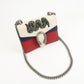 GUCCI Dionysus GG Supreme Small Shoulder Bag Beige Red 421970