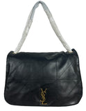 Saint Laurent NEW Black Jamie 4.3 Maxi Lambskin Chain Shoulder Bag