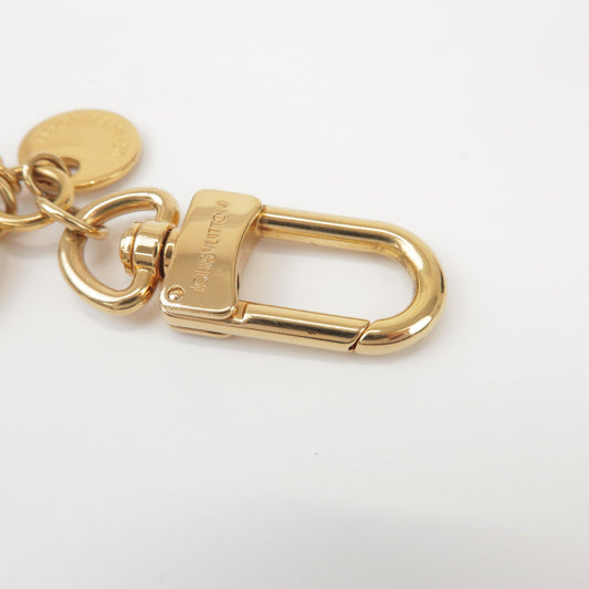 Louis Vuitton Porte Cles LV Circle Metal Bag Charm Gold M68000
