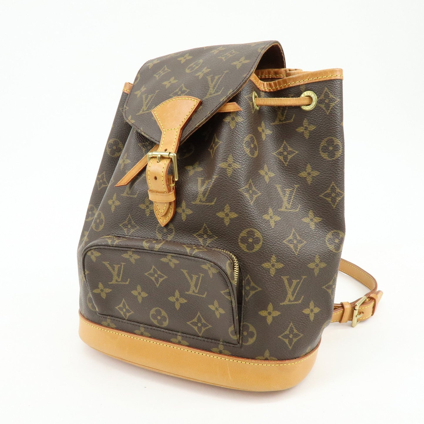 Louis Vuitton Monogram Montsouris MM Backpack Brown M51136