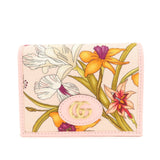 GUCCI GG Marmont Canvas Leather Japan Limited Flora Compact Wallet 577347  d