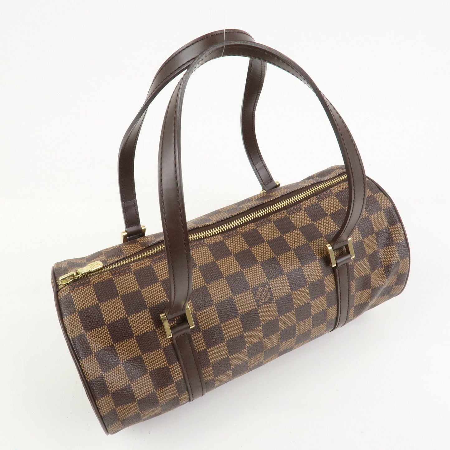 Louis Vuitton Damier Ebene Papillon 30 Hand Bag Brown N51303