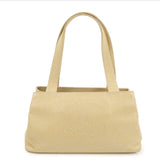 CHANEL COCO Mark Caviarskin Shoulder Bag Hand Bag Beige