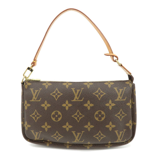 Louis Vuitton Monogram Pochette Accessoires Pouch Hand Bag M51980