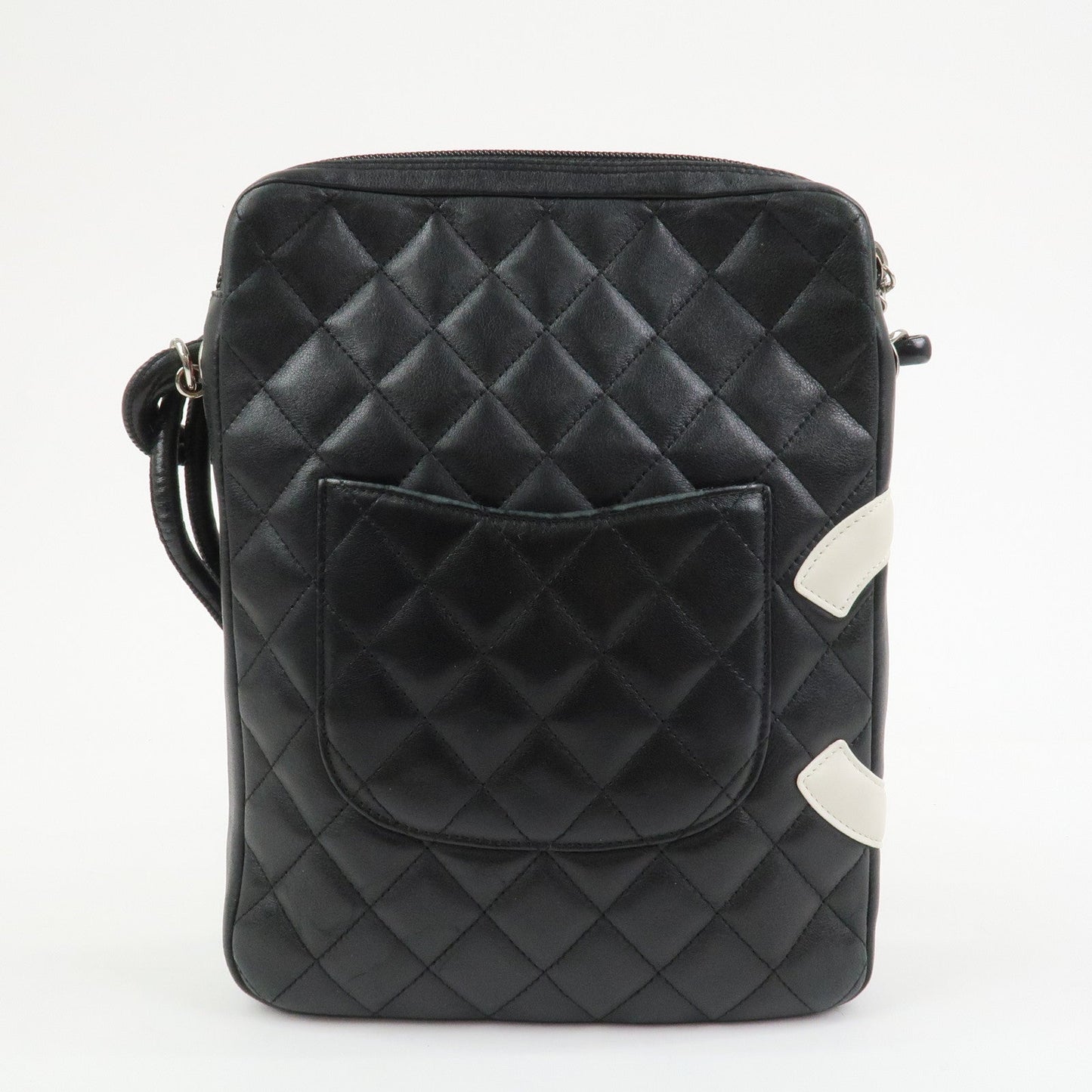 CHANEL Cambon Line Lambskin Medium Pochette Shoulder Bag A25178
